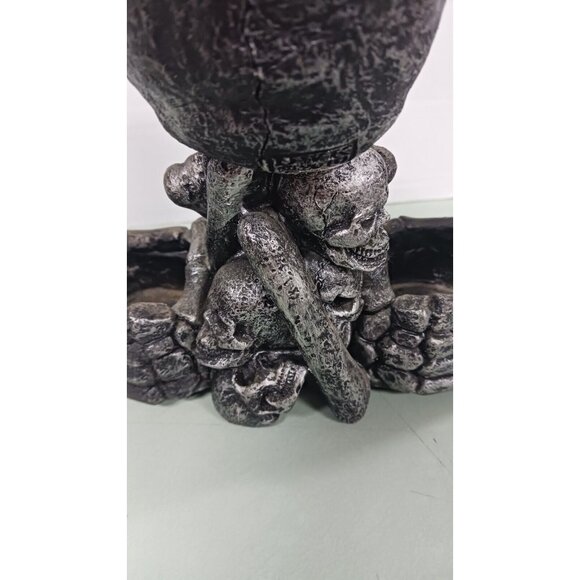 DWK Gothic Skull Bones Salt And Pepper Shaker Holder 2010 - Picture 5 of 7